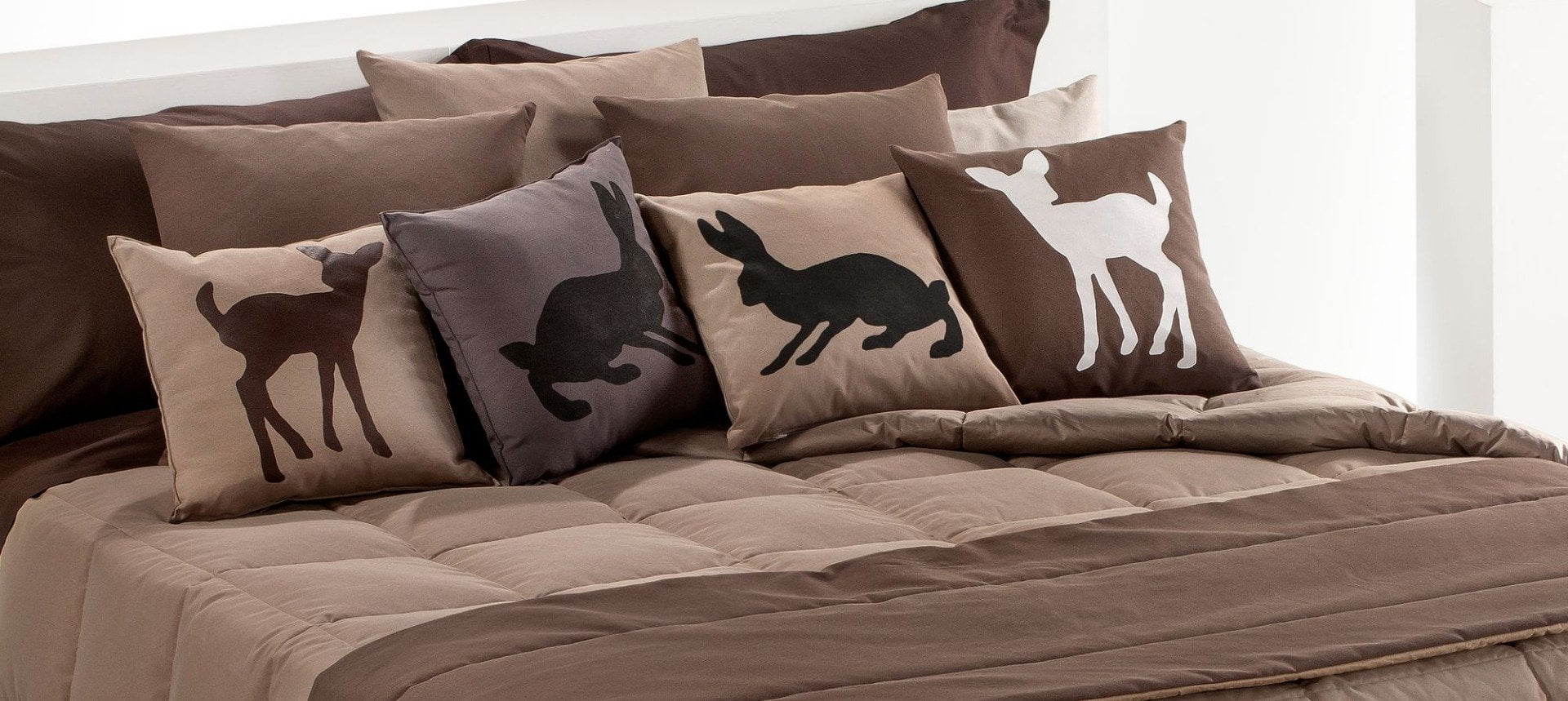 Cuscini arredo 42x42 GARDENLAND ANIMALS - Lepre terra-8093