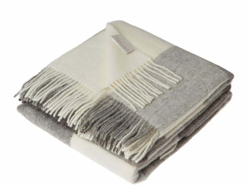 Plaid in lana • ISEO Grigio