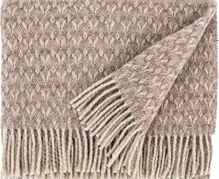 Plaid in lana • BRAIES Beige