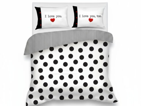 Completo Copripiumino con federe Matrimoniale  • MON AMOUR