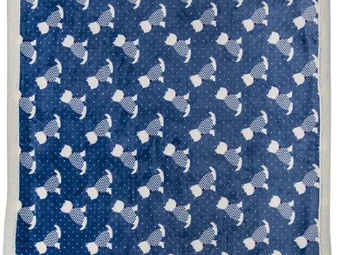 Plaid agnellato • BARBONCINO Blu