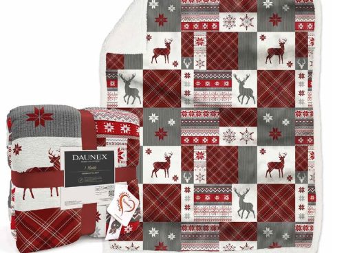 Plaid agnellato • CANAZEI Rosso