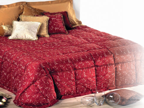 Trapunta Invernale • KADIRI 100% seta ricamata