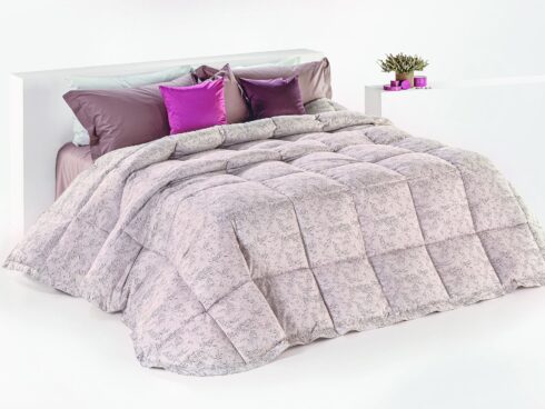 Trapunta Invernale Singola in piuma • EGO Malva - PRONTA CONSEGNA - PEZZO UNICO