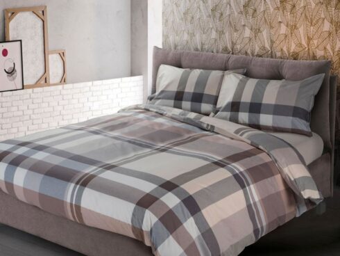 Copripiumino con federa Piazza e mezza • MADISON Naturale