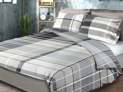 Copripiumino con federe Matrimoniale • MADISON Ostrica