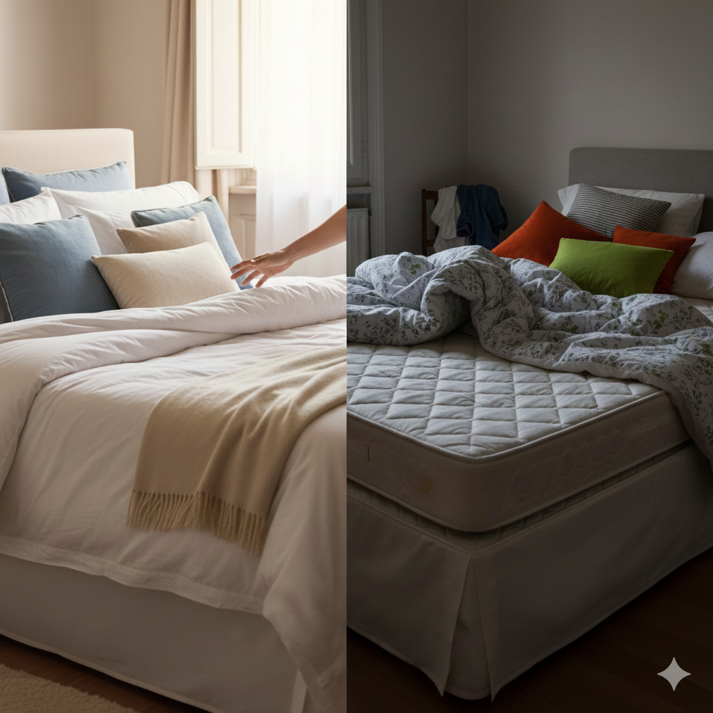 Il letto matrimoniale perfetto: guida alla scelta di piumini e biancheria