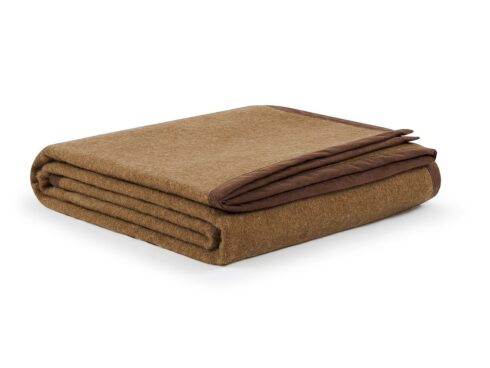 Coperta matrimoniale in lana • MARTA Double CAMMELLO