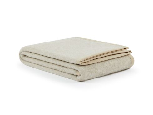 Coperta matrimoniale in lana • MARTA SP Beige